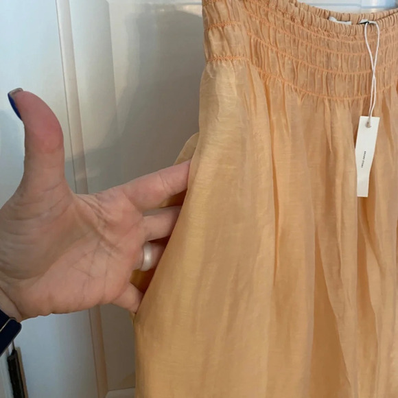 New! Vince Smocked-Waist Gathered Maxi Skirt nwt 33558 - Picture 4 of 11